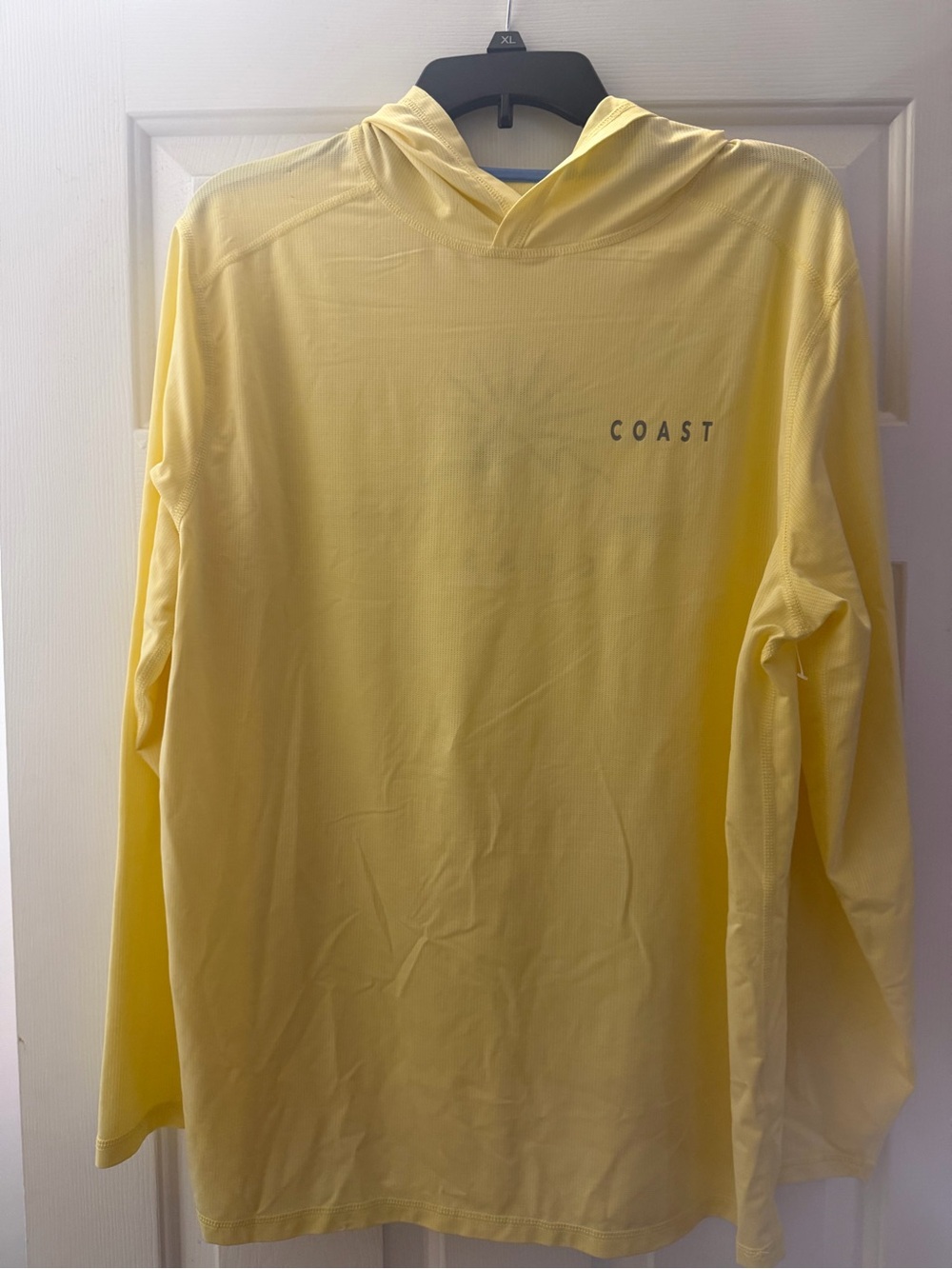 COAST Men's Lightweight Hooded Shirt Jacket - Yellow